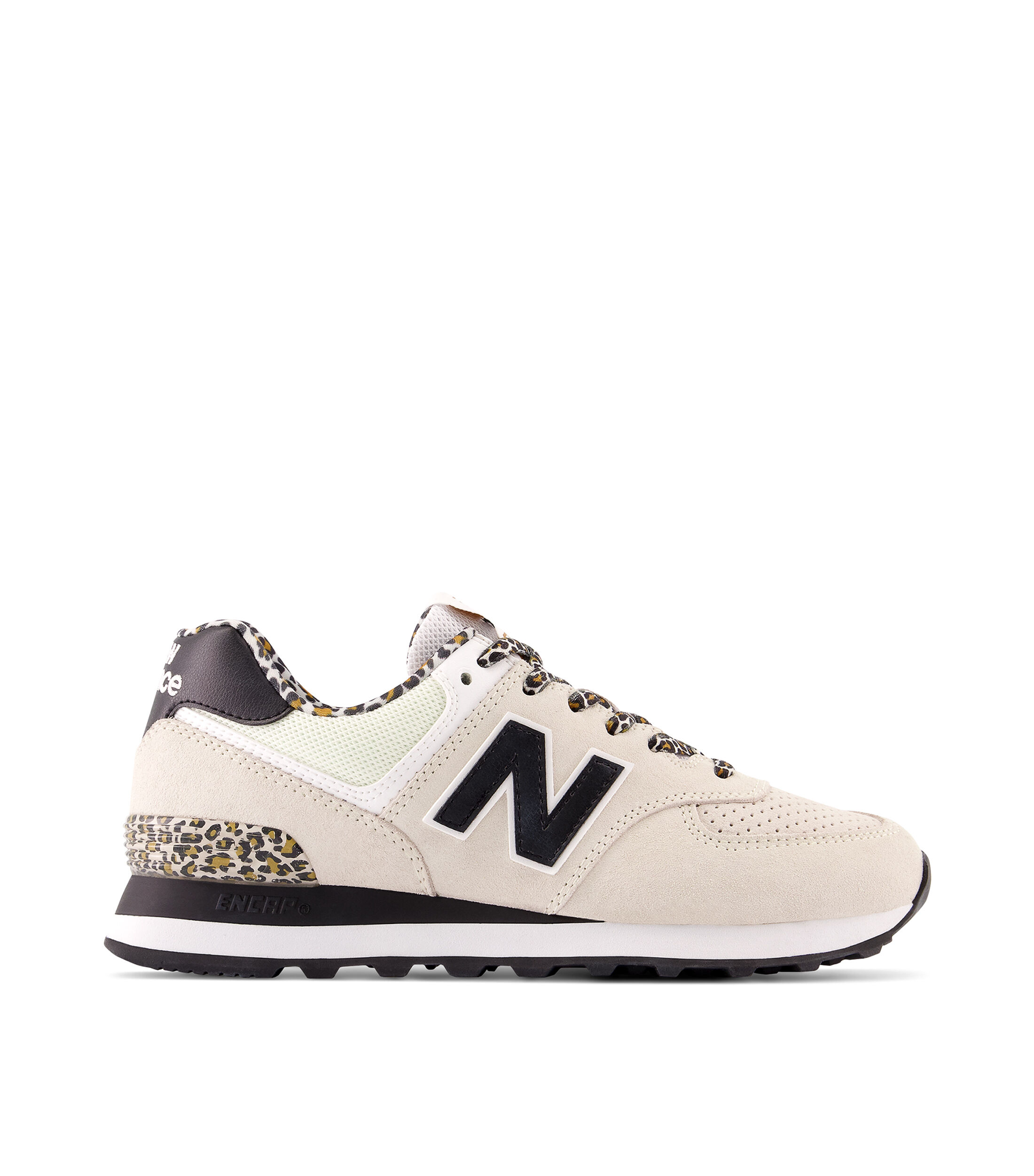New Balance Tenis casuales 574 en piel, blancos Mujer El Palacio de
